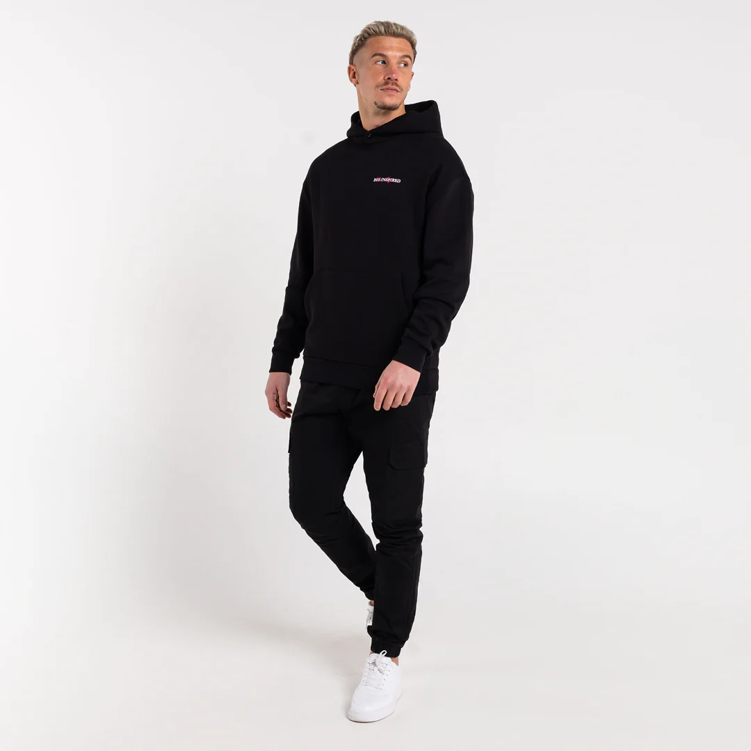 Stach Hoodie - Black/Pink - Image 4