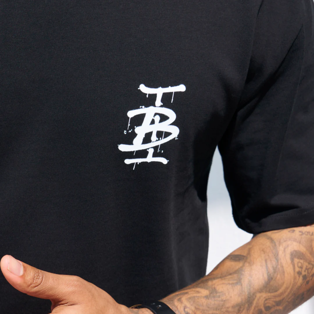 Tonali T-Shirt - Black/Aqua - Image 3