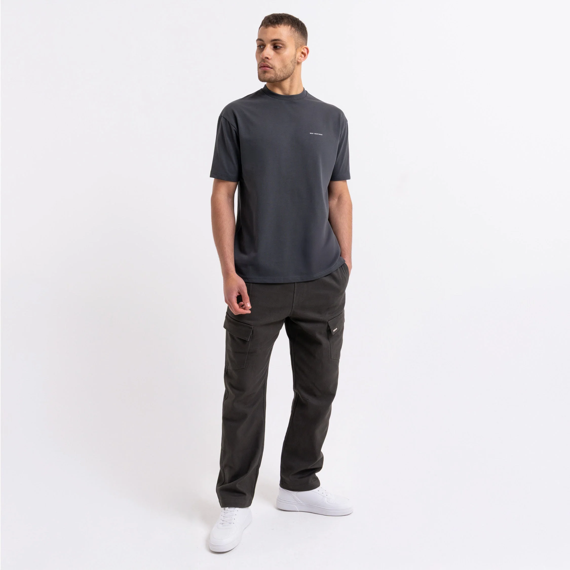 Verdi Cargo Pant - Charcoal - Image 3