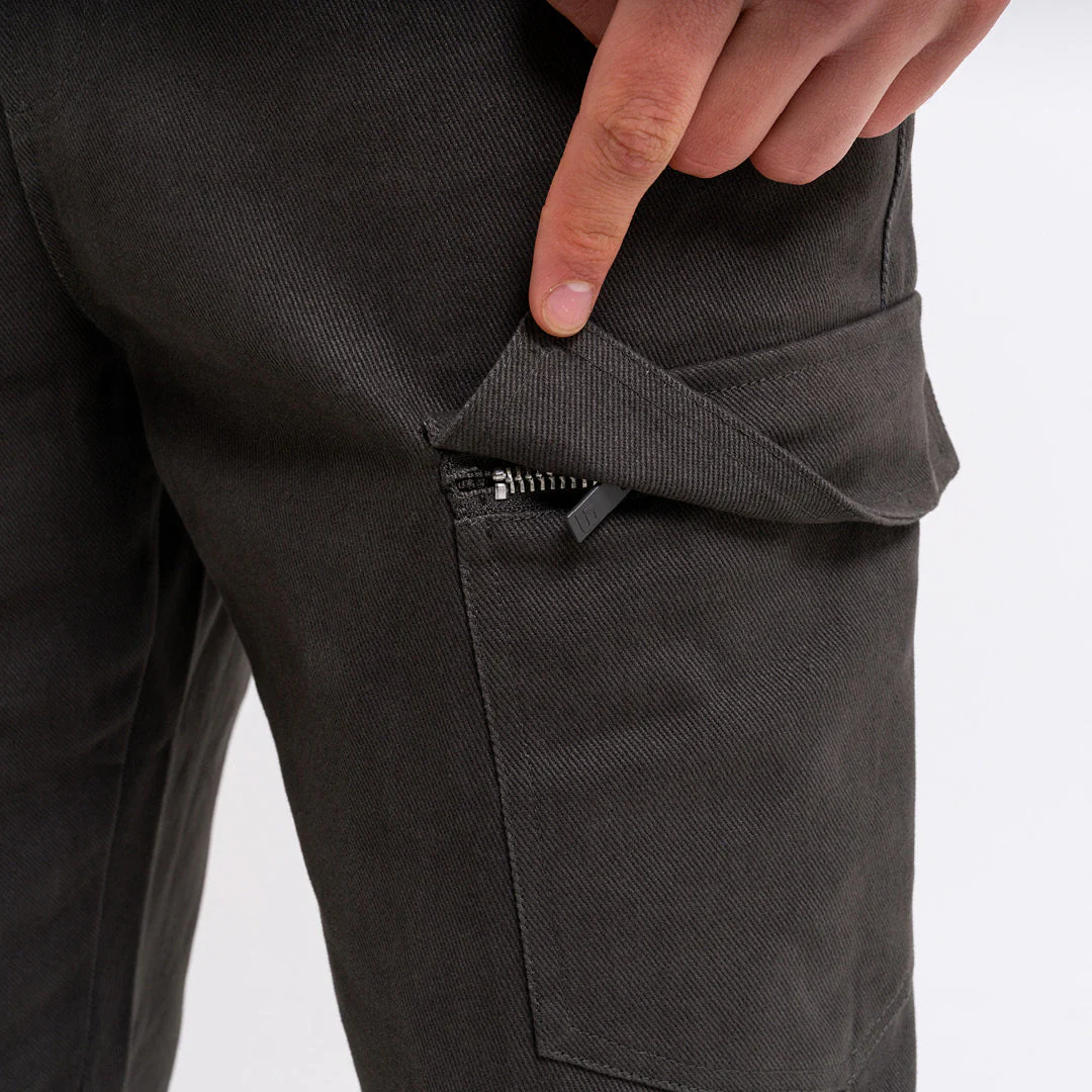Verdi Cargo Pant - Charcoal - Image 5