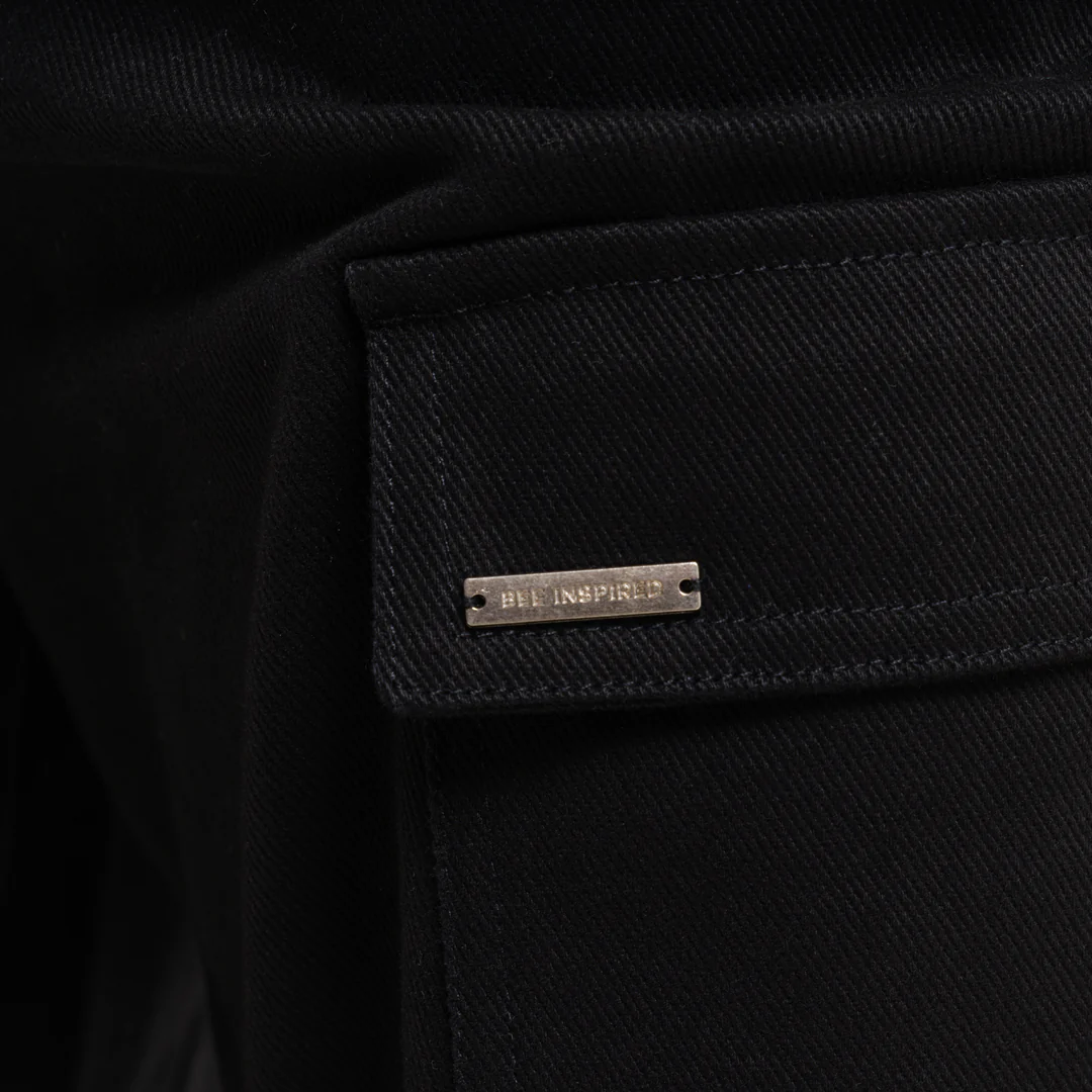 Verdi Cargo Shorts - Black - Image 5