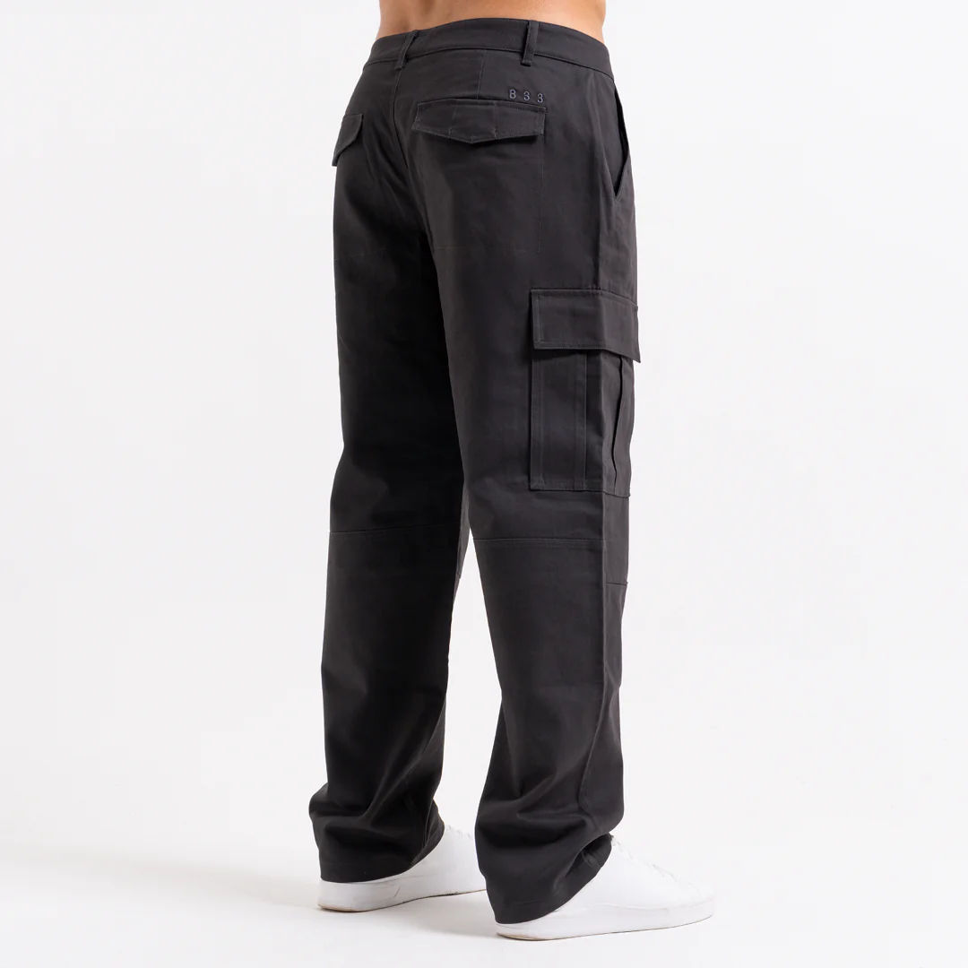 Victor Cargo Pants - Charcoal - Image 3