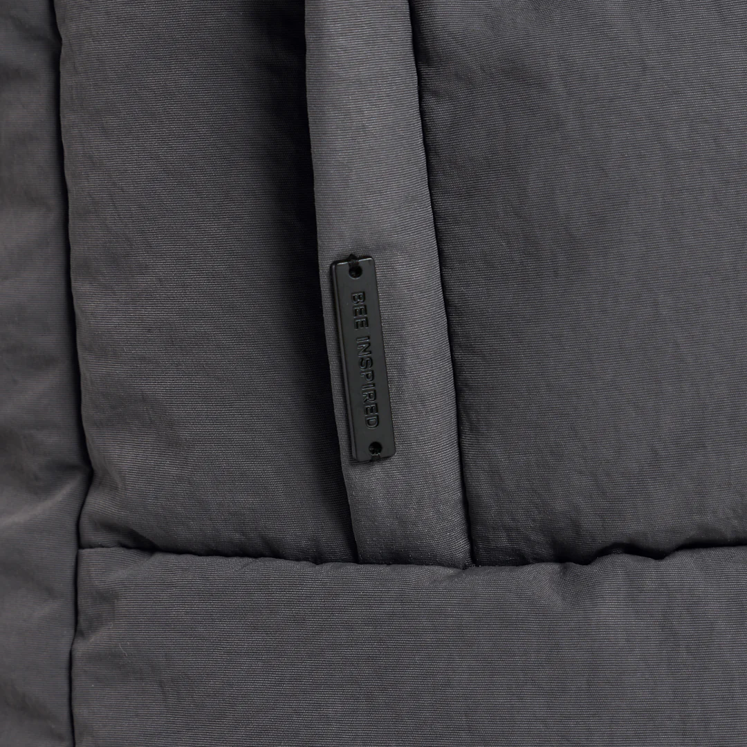 Villar Longline Jacket - Charcoal - Image 6