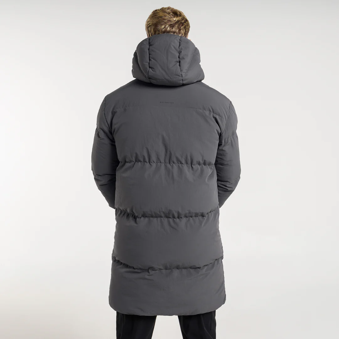 Villar Longline Jacket - Charcoal - Image 7