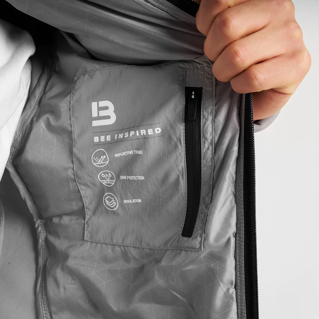 Yoshida Hybrid Jacket - Light Grey - Image 5